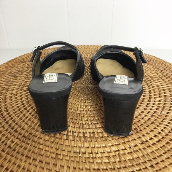 Brighton Quiver Black Pointed Heel Size 7 M Shoes - Picture 6 of 10